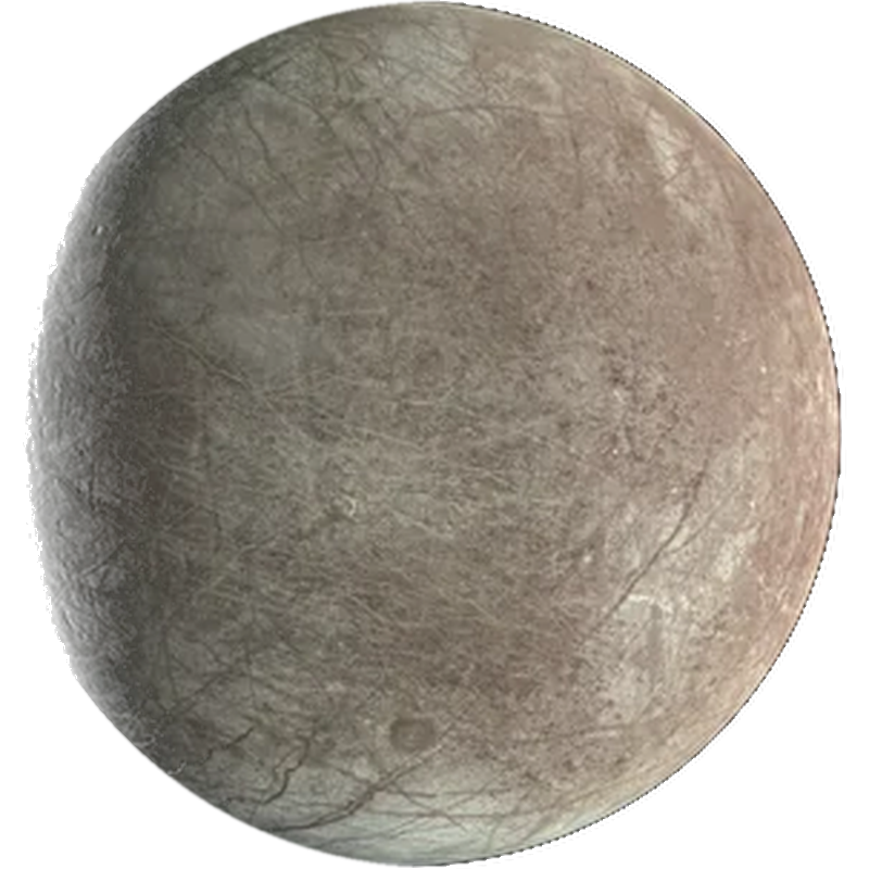 Europa, lua de Júpiter, vista pela Juno