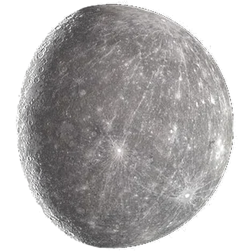 Mercúrio em cor natural, mosaico da sonda Messenger