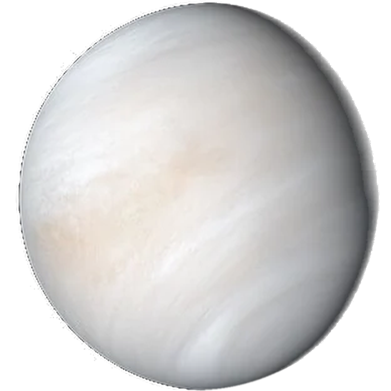 Vênus coberto de nuvens, registrado pela Mariner 10
